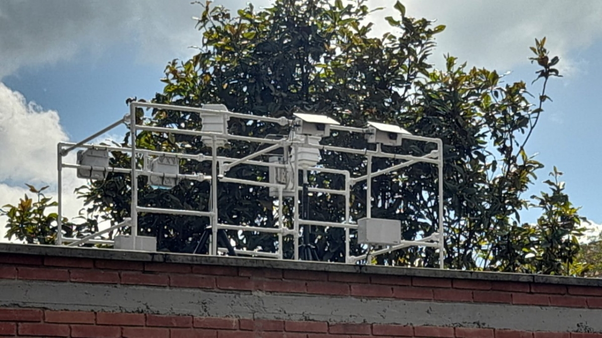 Maquina para medir el aire limpio