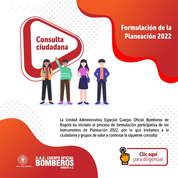 Consulta Ciudadana Formulación Planes 2022 