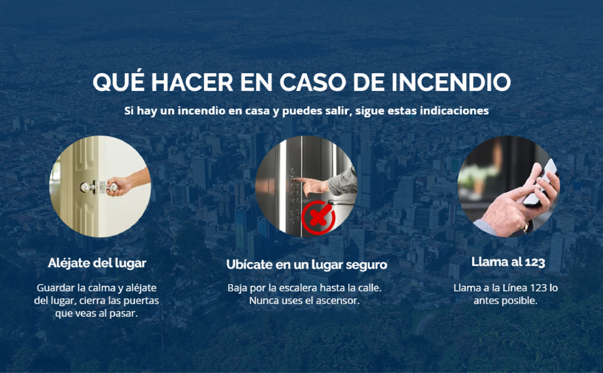 Que hacer en caso de incendio