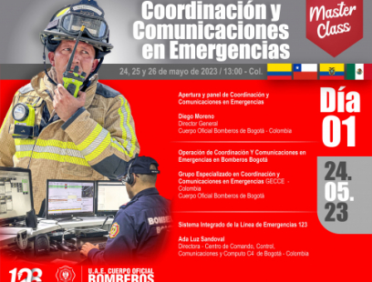 Operación de Coordinación y Comunicaciones en Emergencias en Bomberos Bogotá