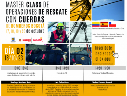 MasterClass de Operaciones de Rescate con Cuerdas