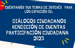 Cuéntanos tus temas de interés