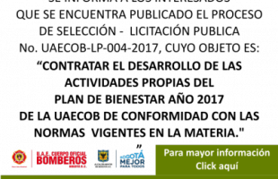 LICITACIÓN PÚBLICA No. UAECOB-LP-004-2017