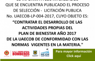 LICITACIÓN PÚBLICA No. UAECOB-LP-006-2017