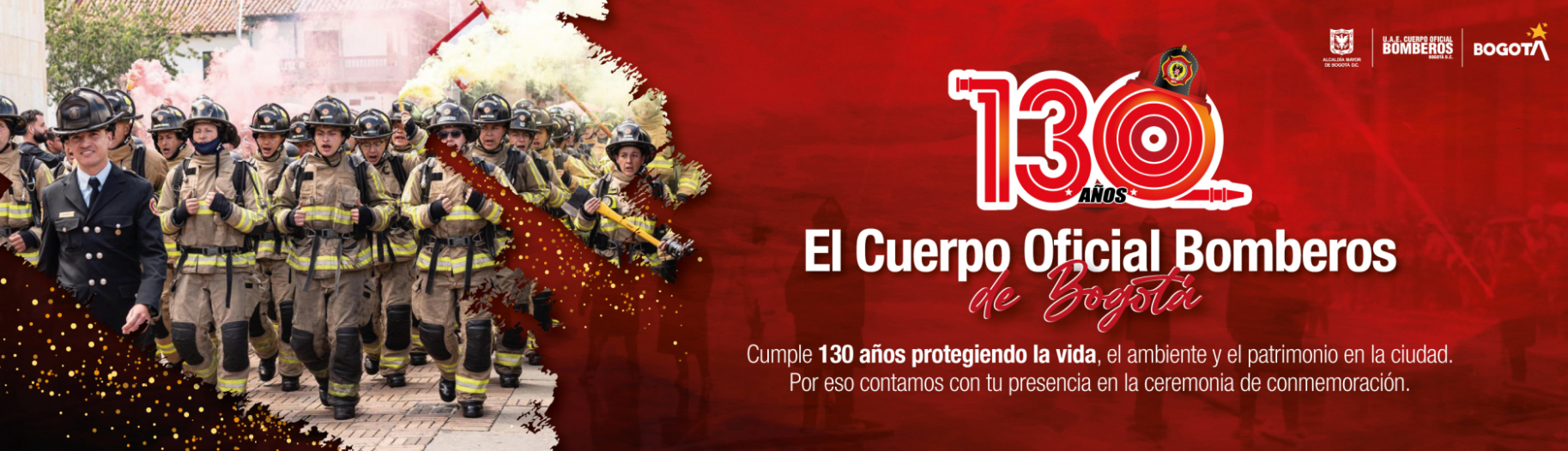 130 años de Bomberos de Bogota